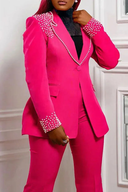 Customized 2 Piece Women Sets Plus Size Dashiki African New Arrival Matching Two Pieces Sets Blazer Coat Top Pants Suits Outfits