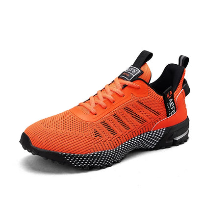 High Quality Men's Running Shoes Summer Sports Marathon Shoes Men Gym Sneakers Orange Trendy Sneakers Men zapatillas de hombre