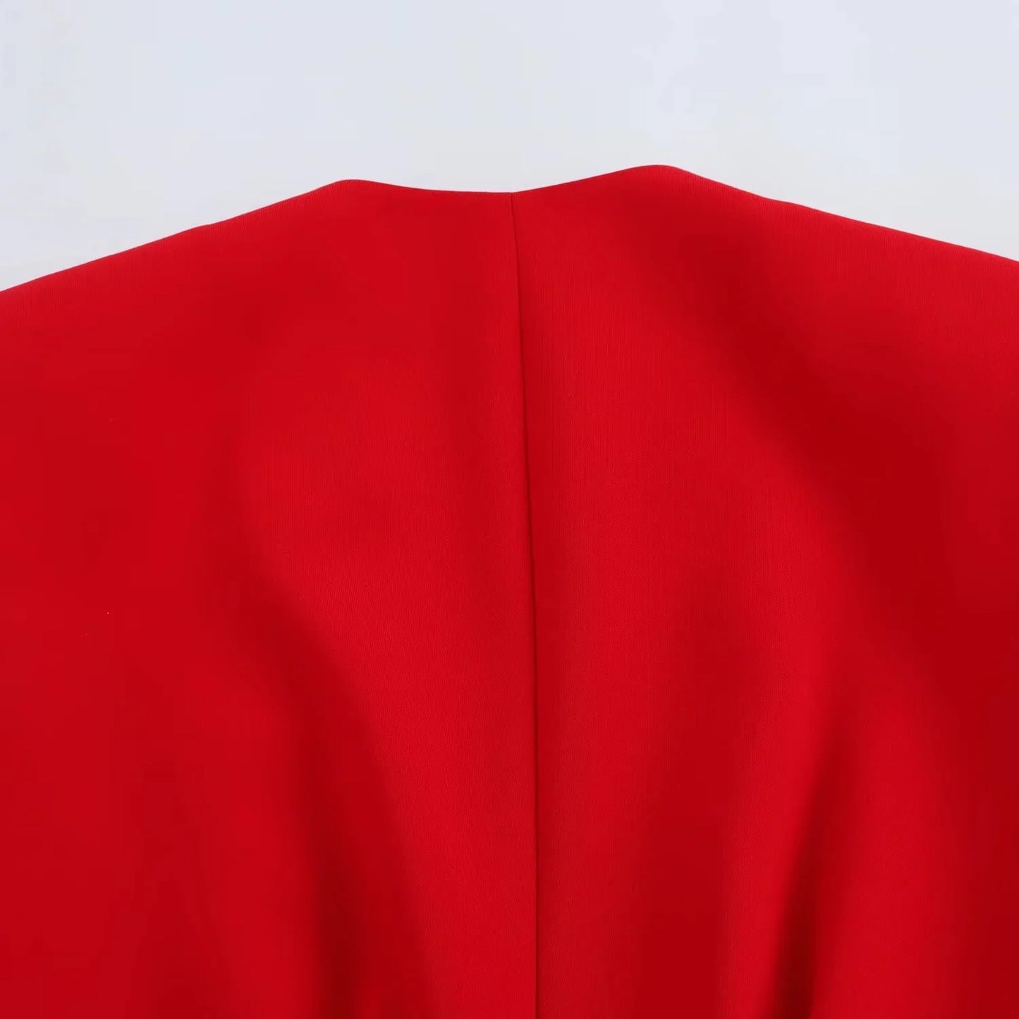 KONDALA Office Lady Chic Red Vest Blazer Suit V Neck Sashes Sleeveless Blazer High Waist Wide Leg Pants Fashion 2025 Summer Sets