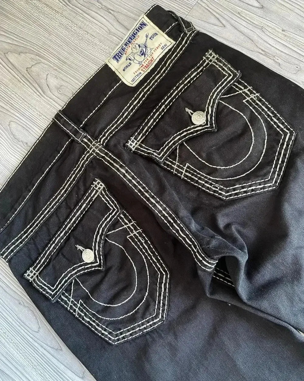 High-quality New Jeans Y2K Street Popular Multicolor U Brand Retro Wide-leg Pants Unisex Casual Loose Joker Couple Jeans Pants