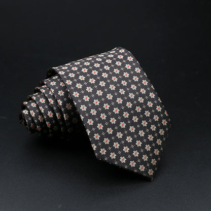 New Style Fashion Jacquard Floral Paisley Necktie Polyester Male Narrow Red Blue Tie Suit Shirt Gift For Men Accessory Gravatas