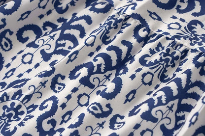 Women's Spring Summer Printed Dress Long Sleeve Flared Mid-Length Official Store Exclusive New Arrivals
