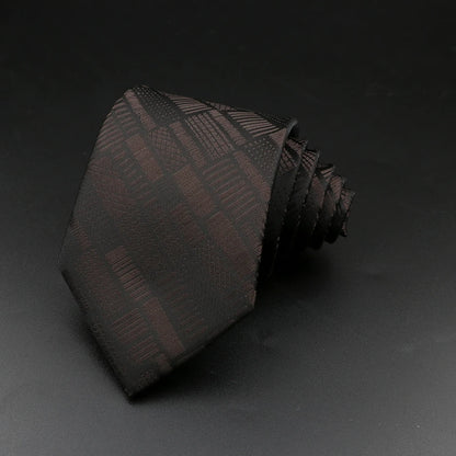 8 cm Tie Gravatas Newest Design Woven 8 cm Silk Necktie Wedding Business Suit Accessories Blue Man Dot Fit Group Party Office