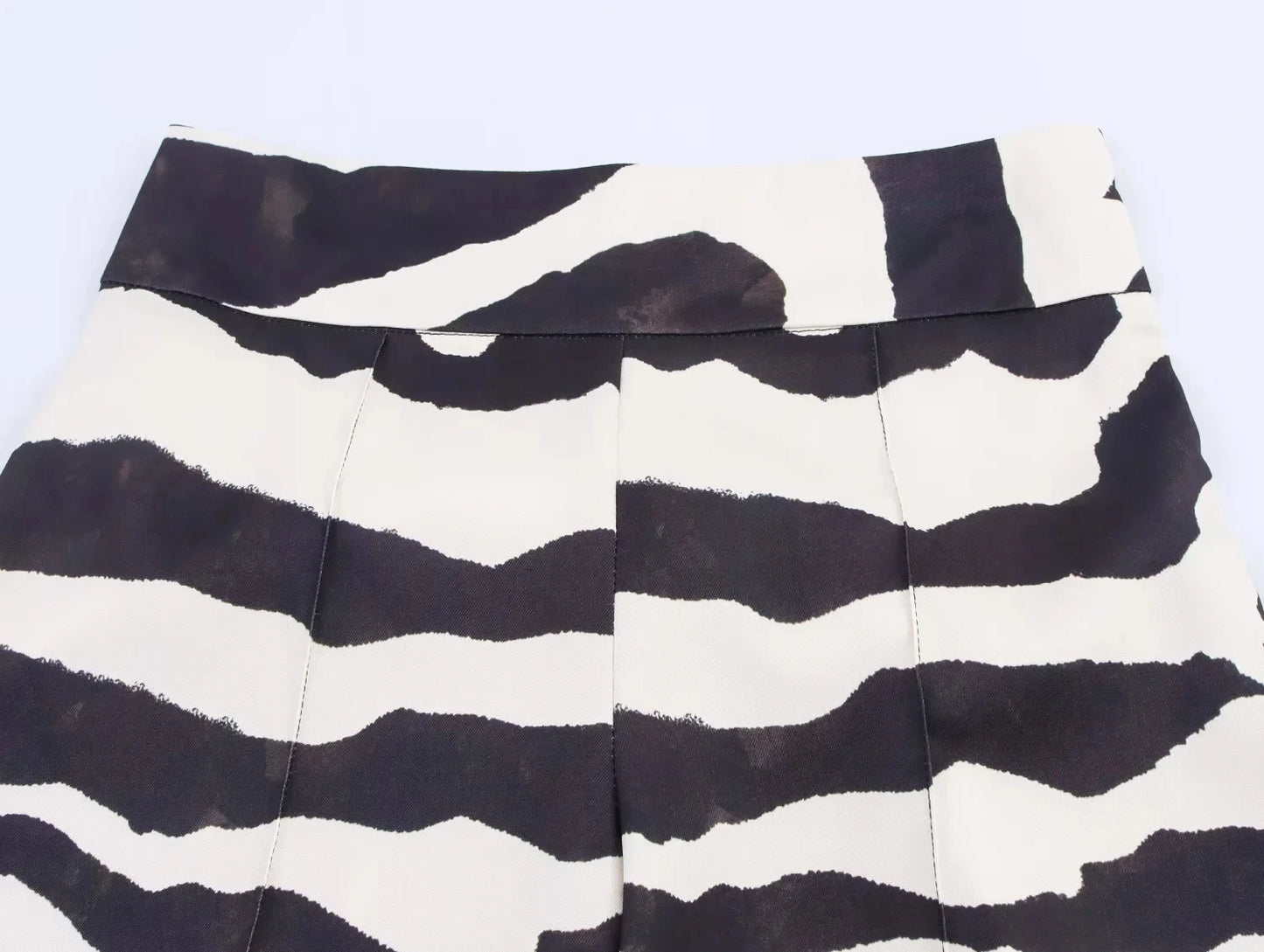 KONDALA Vintage Zebra Print Women Suits V Neck Oversized Long Blazer High Waist Wide Leg Pants Fashion 2025 Fall Streetwear Suit