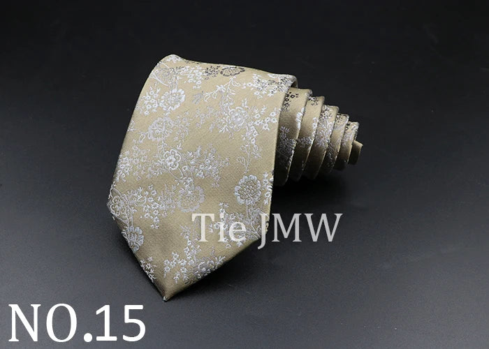8 cm Tie Gravatas Newest Design Woven 8 cm Silk Necktie Wedding Business Suit Accessories Blue Man Dot Fit Group Party Office