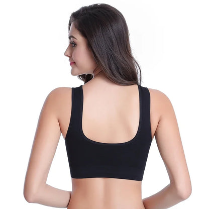 3pcs/set sexy active bra With removable Pad Seamless push up women plus size underwear wireless fitness body shape Bra