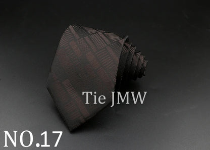 8 cm Tie Gravatas Newest Design Woven 8 cm Silk Necktie Wedding Business Suit Accessories Blue Man Dot Fit Group Party Office