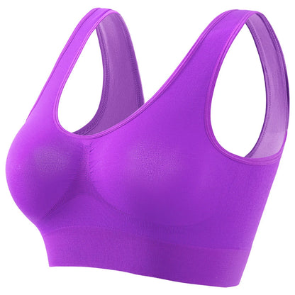 S-5XL Seamless Bras For Women Push Up Hollow Breathable Sports Bra Female Unwired No Pads Crop Top Girls Sexy Lingerie Brassiere
