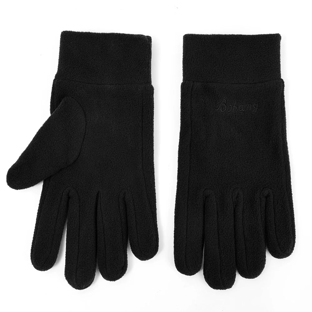 Winter Fleece Thick Gloves for Men Women Outdoor Snow Riding Ski Glove Warm and Cold-proof Protective Touchscreen Gloves Mittens