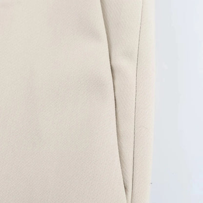 KONDALA 2026 Spring Summer Elegant Office Lady Solid Suits Fashion Slim Single Button Shrug Blazers Chic Zipper Flare Pants