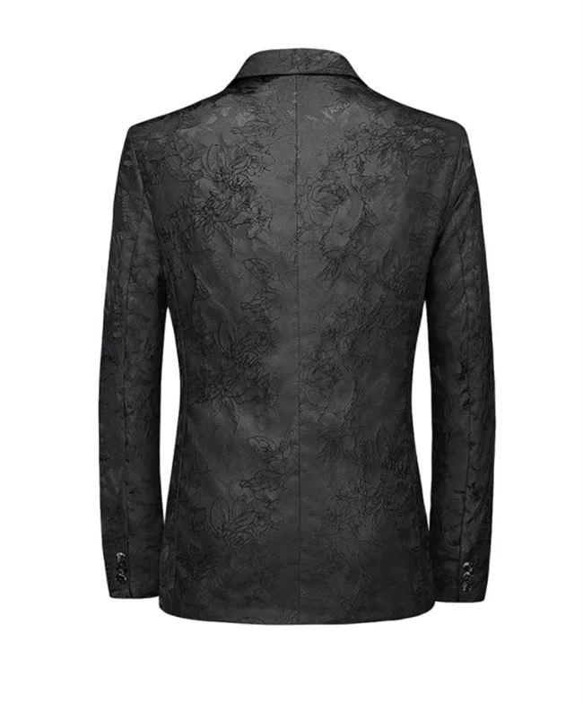 2024 New Men Business Social Suit Jacket Summer Male Single breasted Thin Dress Male Jacquard Blazers Coats
