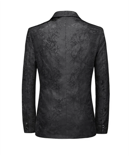 2024 New Men Business Social Suit Jacket Summer Male Single breasted Thin Dress Male Jacquard Blazers Coats