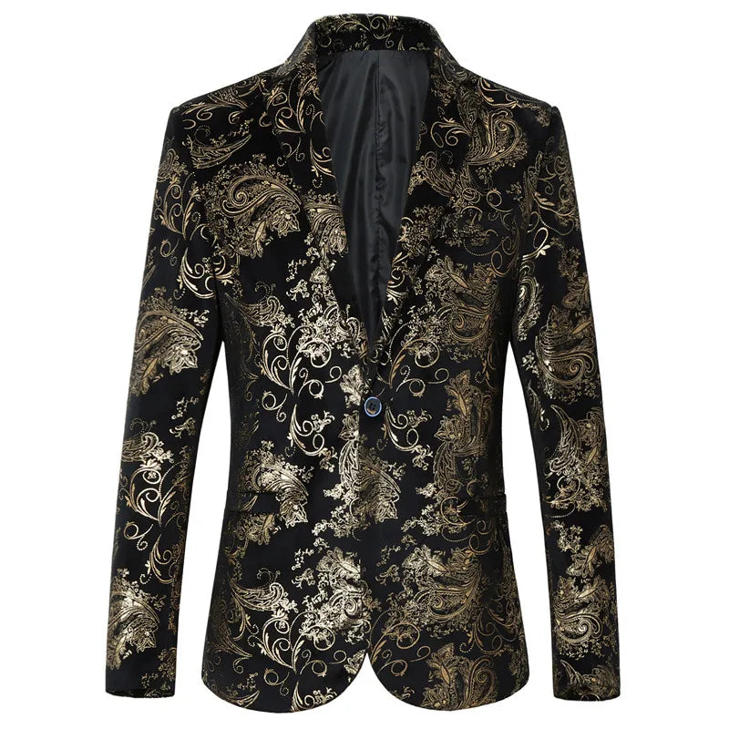 2024 New Men Business Social Suit Jacket Summer Male Single breasted Thin Dress Male Jacquard Blazers Coats