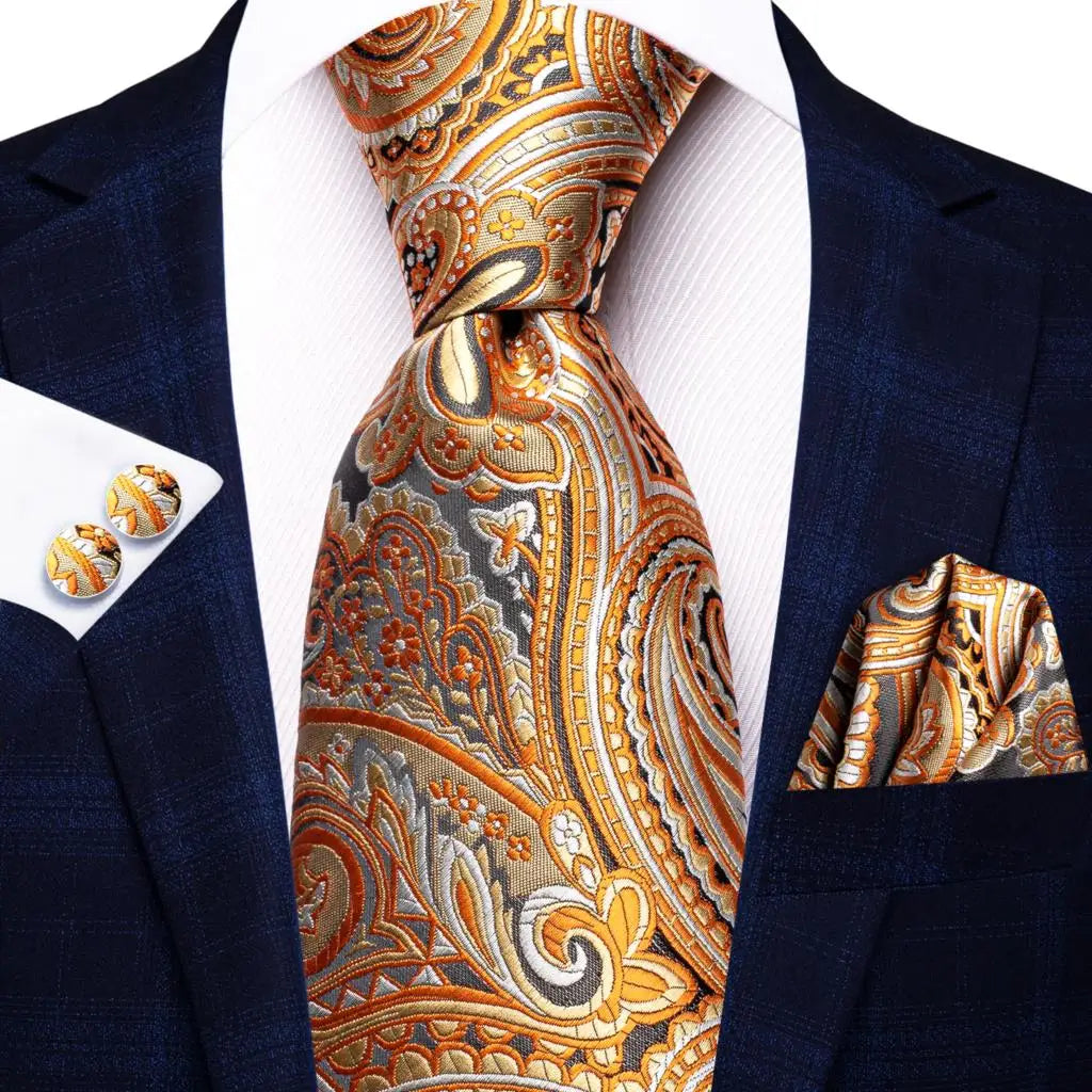 Hi-Tie Blue Business Solid 100% Silk Men's Tie NeckTie 8.5cm Ties for Men Formal Luxury Wedding High Quality Gravata