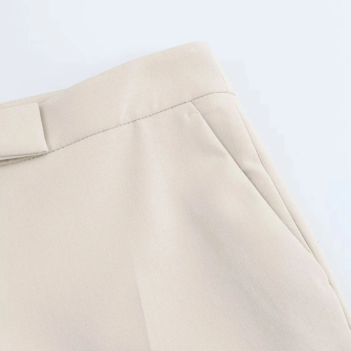 KONDALA 2026 Spring Summer Elegant Office Lady Solid Suits Fashion Slim Single Button Shrug Blazers Chic Zipper Flare Pants
