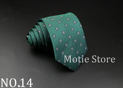 New Style Fashion Jacquard Floral Paisley Necktie Polyester Male Narrow Red Blue Tie Suit Shirt Gift For Men Accessory Gravatas