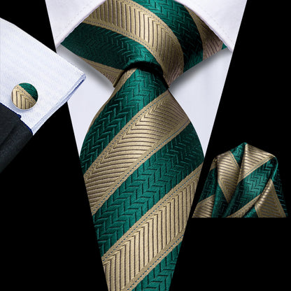Hi-Tie Psialey Black Gold Silk Elegant Tie For Men Groom Wedding Men Necktie Pocket Square Cufflink Accessory Wholesale Designer