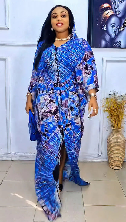 2025 African Dresses for Women Traditional Africa Clothing Dashiki Ankara Outfits Gown Abayas Robe Muslim Kaftan Maxi Long Dress