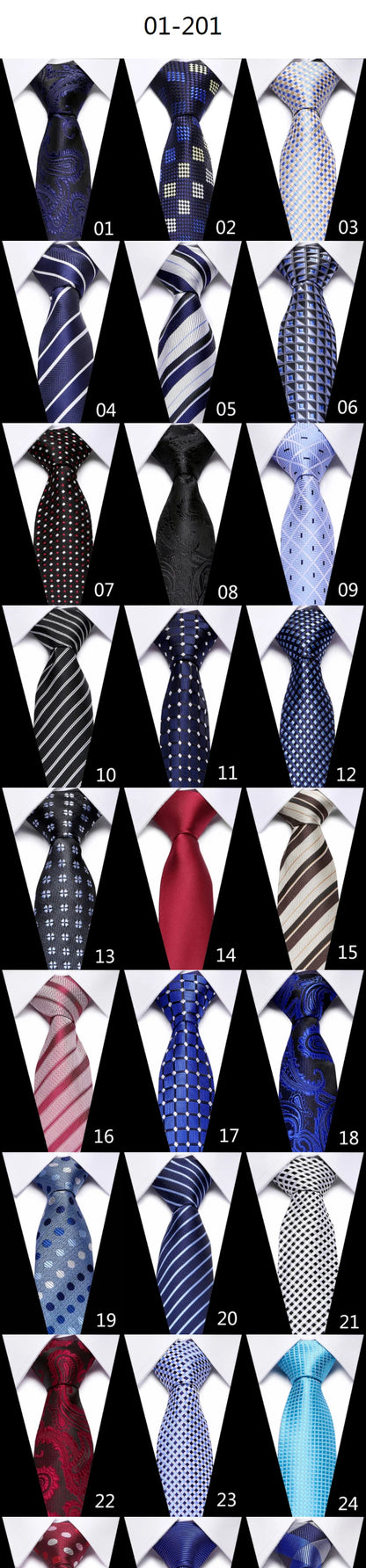 Hot Sale Brand New Style Tie Blue Golden Stripe Suit Accessories Necktie Men Gravata Fit Wedding Holiday Present