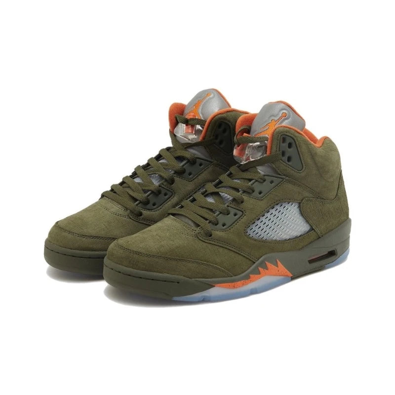 Nike Air Jordan 5 Retro 'Olive' 2024 Sneakers shoes With Original Box