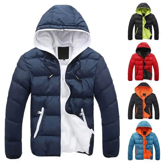 Men's Autumn/winter Cotton-padded Jacket Coat European/american Style Wish Factory Direct One-piece Delivery