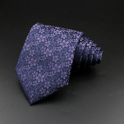 8 cm Tie Gravatas Newest Design Woven 8 cm Silk Necktie Wedding Business Suit Accessories Blue Man Dot Fit Group Party Office