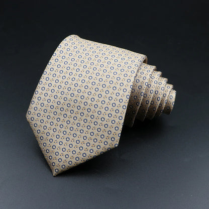 8 cm Tie Gravatas Newest Design Woven 8 cm Silk Necktie Wedding Business Suit Accessories Blue Man Dot Fit Group Party Office