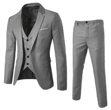 Men Suits For Business Wedding Elegant Blazers 2 Pieces 3 Sets Formal Full Ternos Marriage Clothes Pants Jackets Luxury Costume