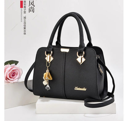 New Woman Shoulder Bag Large Capacity Handbag for Women Crossbody Bag PU Portable Bucket Bag Ladies Messenger Bags Tote Bags