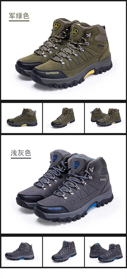Extra Large Sizes Hard Sole Trekking Hiking Hiking Boots Men's Summer Hiking Shoes Men's Luxury Designer Sneakers Sport