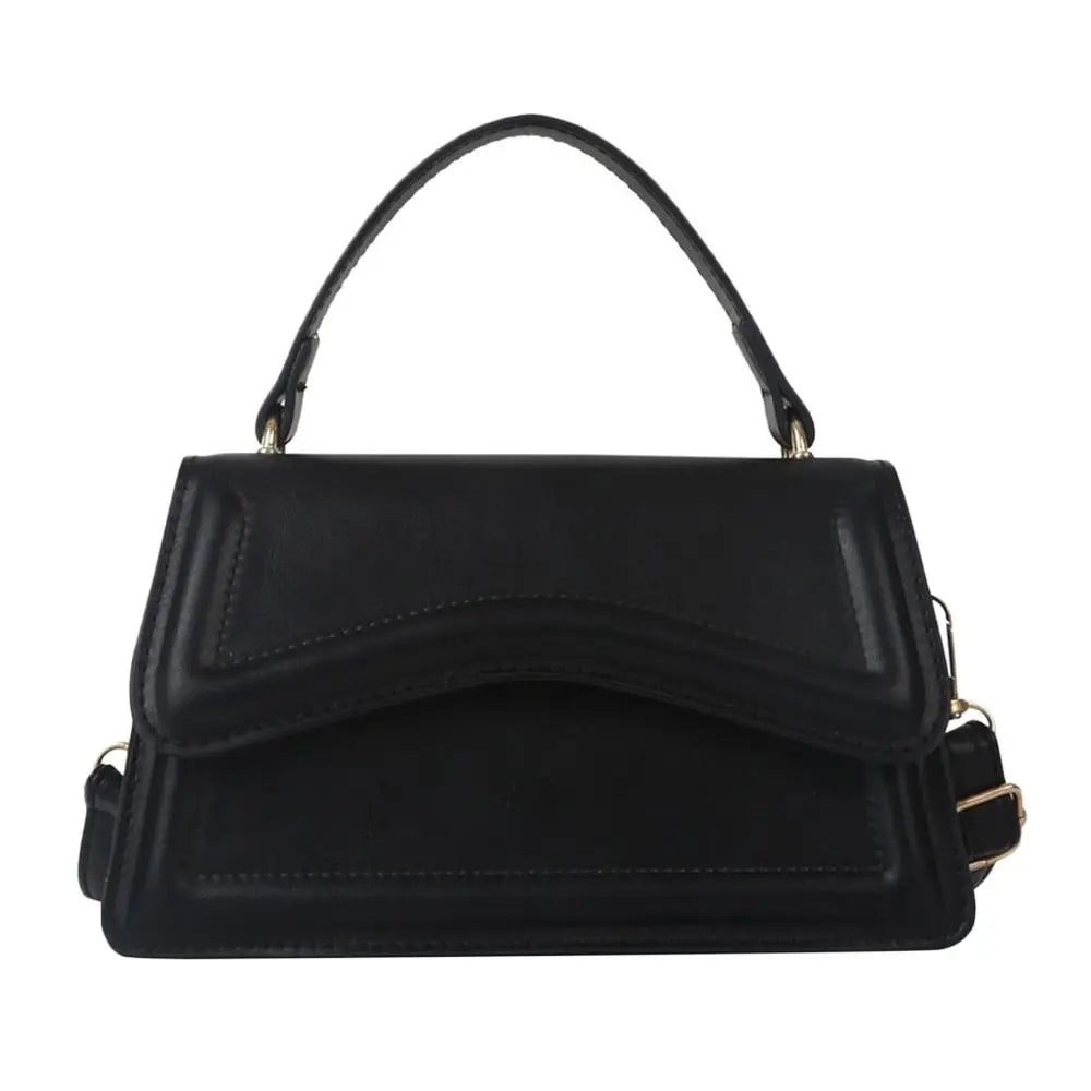 New Fashion Sling Shoulder Bag Trend PU Leather Messenger Handbags Solid Color Leisure Stylish Crossbody Bags For Women Girls