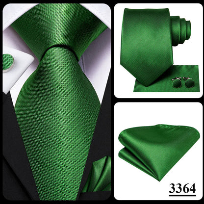 Hi-Tie 8.5cm Business Black Solid Paisley 100% Silk Men's Tie Neck Strip Ties for Men Formal Luxury Wedding Neckties Gravatas