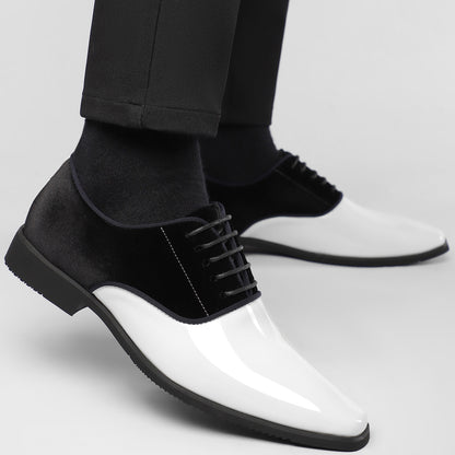 Exquisite Handcrafted Men's Dress Shoes - Luxurious Slip-On Design, Square Toe, Durable Rubber Sole for All Seasons, Comfortable Walking Experience - For Men - Suitable for Formal Occasions, Business & Parties - Perfect Gift