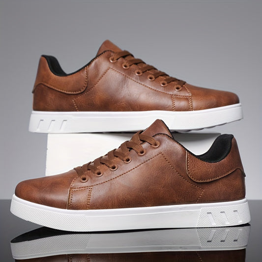 Men's shoes, business solid color, versatile, breathable. sports and leisure board shoes, street shoes