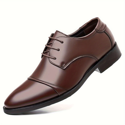 Men's Dress Shoes Classic Modern Formal Business Oxford Casual Comfortable Tuxedo Lace-Up Derbys Shoes For Men
