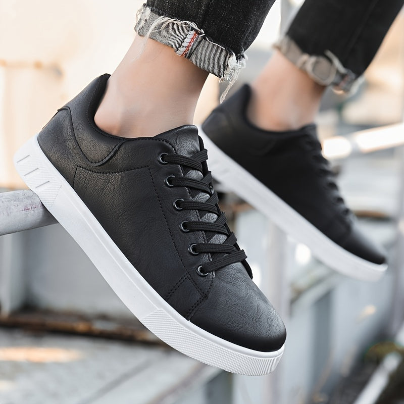 Men's shoes, business solid color, versatile, breathable. sports and leisure board shoes, street shoes