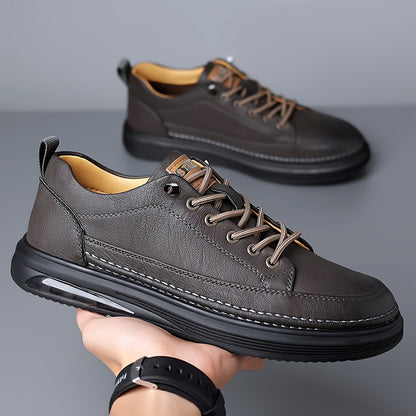 Men's Casual Shoes, Suitable for Wearing In All Four Seasons, with A Lace Up Design, Rubber Sole, And Trendy Men's Shoes