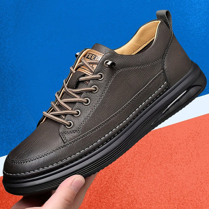 Men's Casual Shoes, Suitable for Wearing In All Four Seasons, with A Lace Up Design, Rubber Sole, And Trendy Men's Shoes