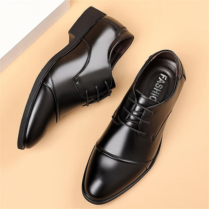 Men's Dress Shoes Classic Modern Formal Business Oxford Casual Comfortable Tuxedo Lace-Up Derbys Shoes For Men