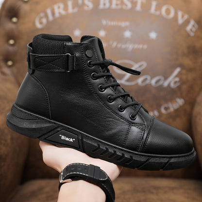 Men's High-top Men's Shoes British Fashion Casual Shoes