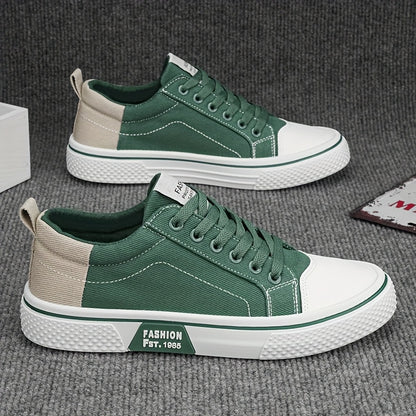 Men'S Sports And Leisure Shoes With Comfortable Lining Canvas Shoes, Simple And Trendy Outdoor Sports, Hiking Vacation, Casual And Fashionable Men'S Shoes