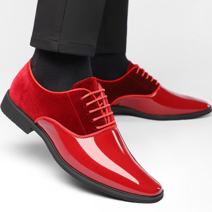 Exquisite Handcrafted Men's Dress Shoes - Luxurious Slip-On Design, Square Toe, Durable Rubber Sole for All Seasons, Comfortable Walking Experience - For Men - Suitable for Formal Occasions, Business & Parties - Perfect Gift
