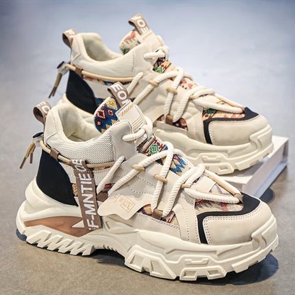 New Fashionable and Comfortable Casual Shoes High-top Men's Versatile Trendy Men's Shoes High-Value Street Sports Shoes