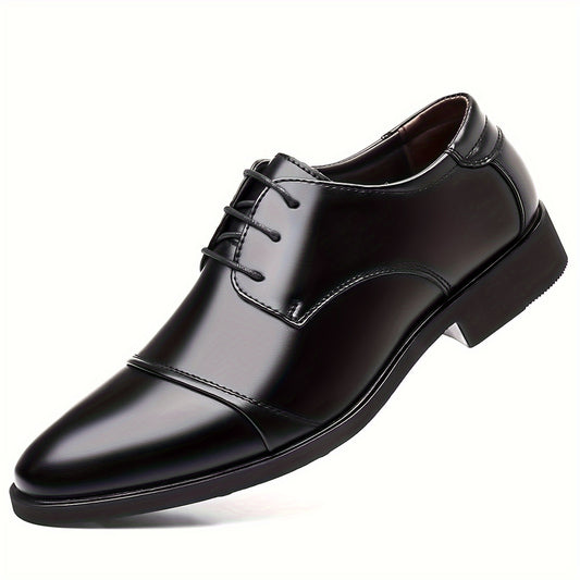 Men's Dress Shoes Classic Modern Formal Business Oxford Casual Comfortable Tuxedo Lace-Up Derbys Shoes For Men