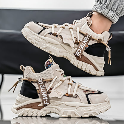 New Fashionable and Comfortable Casual Shoes High-top Men's Versatile Trendy Men's Shoes High-Value Street Sports Shoes
